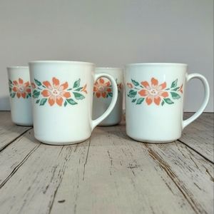 Corningware Island Breeze Mugs -Set of 4